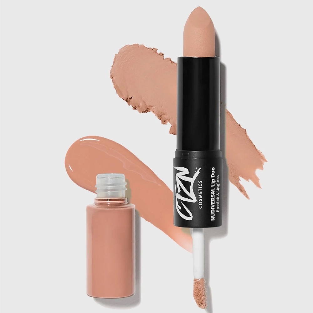 💜 CTZN Cosmetics Nudiversal Lip Duo - Lipstick & Lip Gloss in Capri NWT